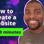How to create a website in 10 minutes?